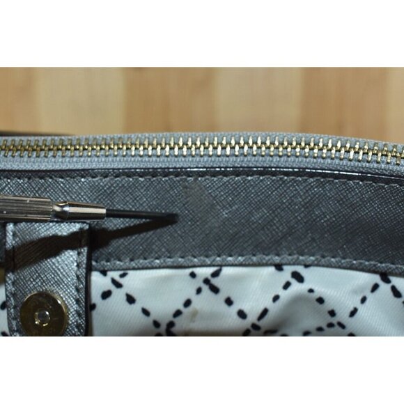 Kate Spade Newbury Lane Small Bag Anthracite Saffiano Leather Satchel Purse - Picture 8 of 15